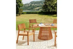 Matstol Beliani Agello set om 2 Light wood