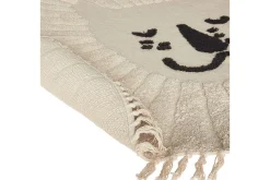 Moderne Tepper-Matte Badhani Beige,Svart