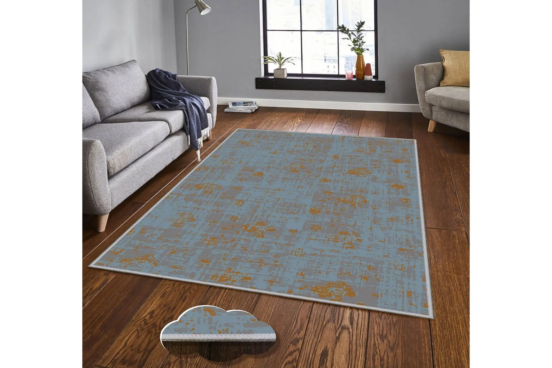 Orientalske Tepper-Matte (80 x 200) Homefesto 4 Flerfarget