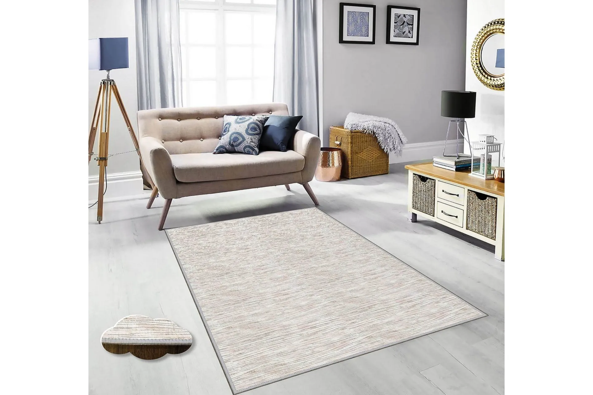 Orientalske Tepper-Matte (100x200) Homefesto 5 Flerfarget