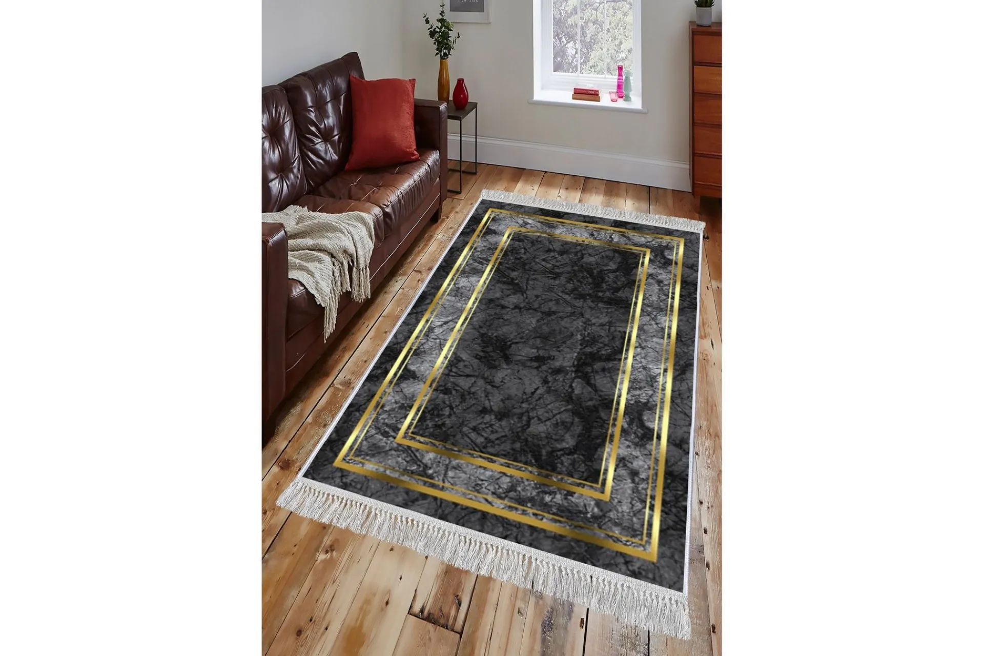 Orientalske Tepper-Matte (80x120) Homefesto - Cotton Flerfarget
