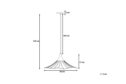 Kjøkkenlampe|Taklampe-Mazaro Taklampe 50 cm Svart