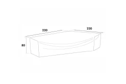 Hillerstorp Overtrekk Hagemøbler|Puteoppbevaring & Møbelbeskyttelse-Møbelbeskyttelse sofagruppe 220 x 220 x 80 cm Grey
