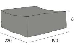 Hillerstorp Overtrekk Hagemøbler|Puteoppbevaring & Møbelbeskyttelse-Møbeltrekk 190x220x80 cm Grey