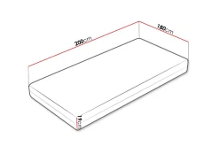 Memorian Madrass 180x200 cm