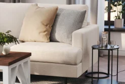 Scandi Days Menard Compact 4-seters Venstrevendt L-formet Sjeselongsofa i Stoff