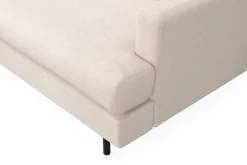 Scandi Days Sofa Med Sjeselong-Menard Compact 3-seters Venstrevendt L-formet Divansofa i Stoff Beige