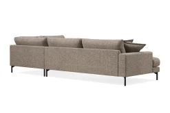 Scandi Days Menard Premium 5-seters høyrevendt L-formet dyp sjeselongsofa i chenille