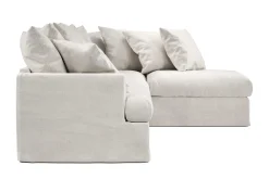 Scandi Days Sofa Med Sjeselong-Menard 4-seters Høyrevendt Dyp L-formet Sjeselongsofa i Stoff Beige