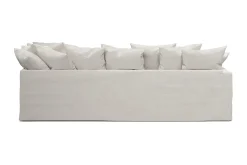 Scandi Days Sofa Med Sjeselong-Menard 4-seters Høyrevendt Dyp L-formet Sjeselongsofa i Stoff Beige