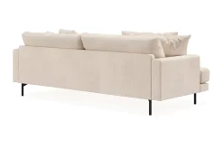 Scandi Days Sofa Med Sjeselong-Menard 4-seters Høyrevendt L-formet Divansofa i Manchester Beige