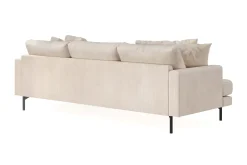 Scandi Days Sofa Med Sjeselong-Menard 3-seters Høyrevendt L-formet Divansofa i Manchester Beige