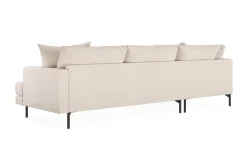 Scandi Days Menard 4-seters Venstrevendt Dyp L-formet Sjeselongsofa i Stoff