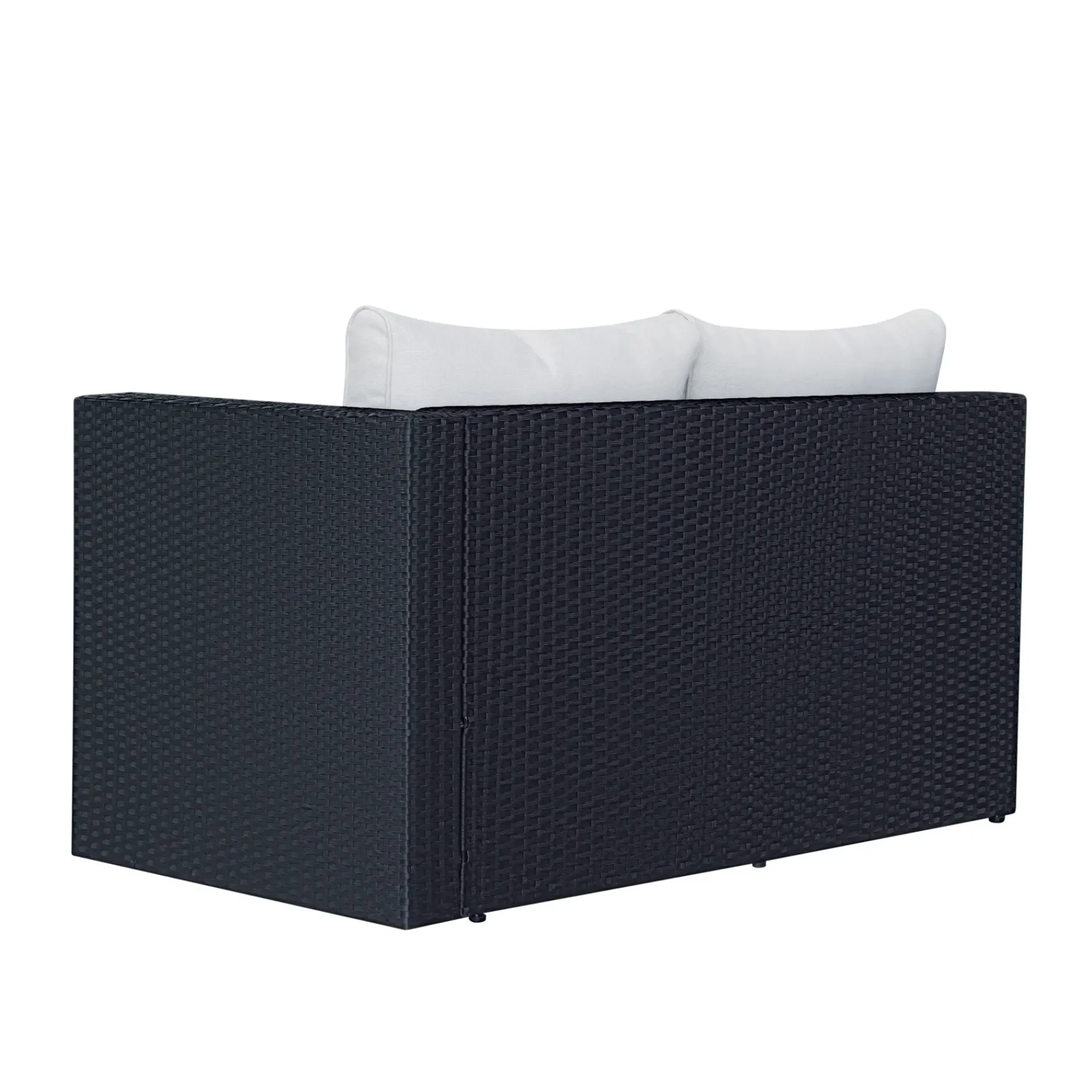 Comfort Garden Mendoza l-formet 4-seters sofagruppe i kunstrotting for altan og terrasse
