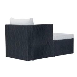 Comfort Garden Mendoza l-formet 4-seters sofagruppe i kunstrotting for altan og terrasse