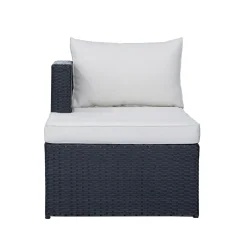 Comfort Garden Mendoza l-formet 4-seters sofagruppe i kunstrotting for altan og terrasse