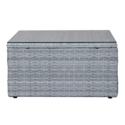 Comfort Garden Mendoza l-formet 4-seters sofagruppe i kunstrotting for altan og terrasse