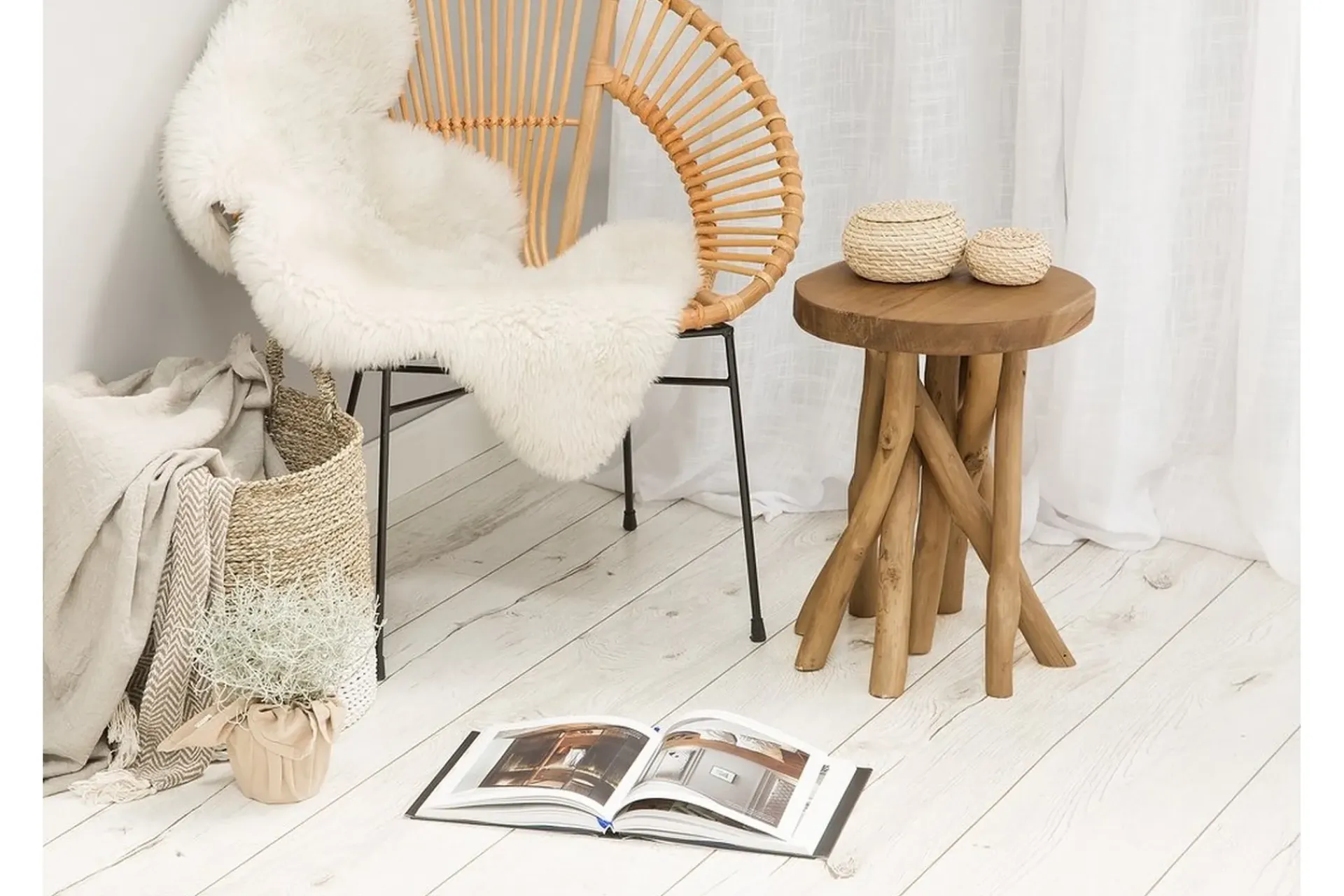Sofabord-Merritt Sofabord 36 cm Tre/Natur