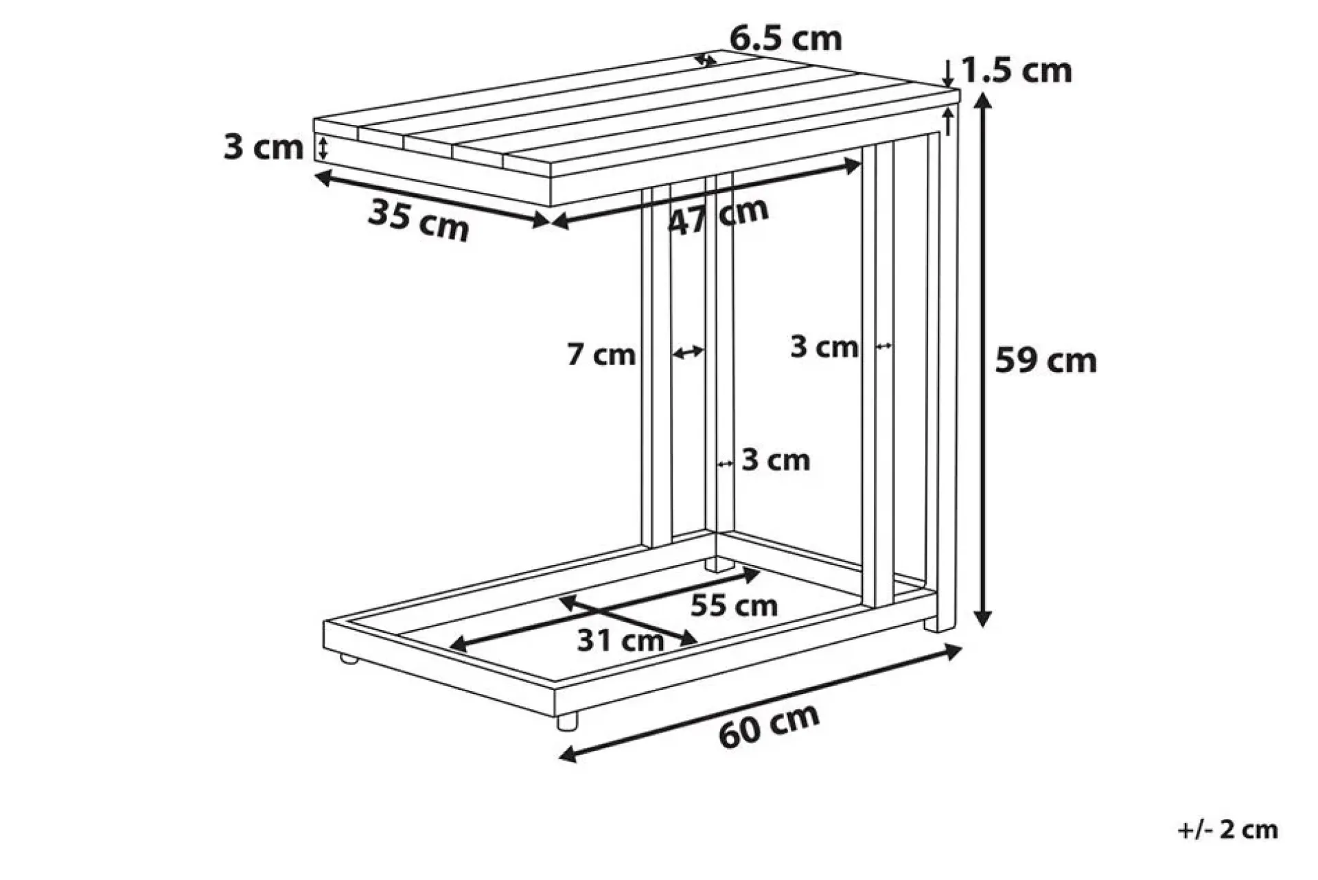 Messina Loungegruppe 147 cm