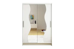 Garderober & Garderobesystem-Miami Garderobe 120x58x200 cm Hvit