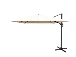 Markiser|Paviljonger-Miami Parasoll Frittstående 3×3 m Sand