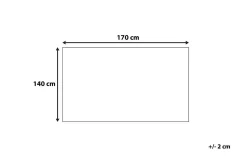Tepper & Pledd-Middagh Pledd 140x170 cm Grå