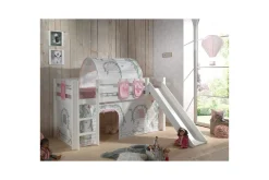 Middelseng med gardin Pino Birdy , , Med sklie, Birdy, 3