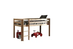 Barneseng & Juniorseng-Middelseng med gardin Pino Princess lig, lig, Uten sklie, Uten tunnel, Ingen lommer Natur