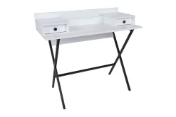 Sminkebord & Toalettbord-Middenmeer Dressing Sminkebord 100 cm Svart,Hvit