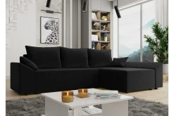 Midfeld 3-sits Hörnbäddsoffa Black