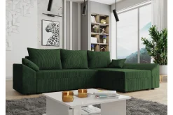 Midfeld 3-sits Hörnbäddsoffa Dark green
