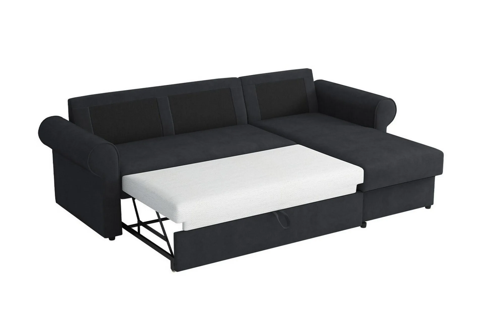 Midfeld 3-sits Hörnbäddsoffa Dark Turquoise