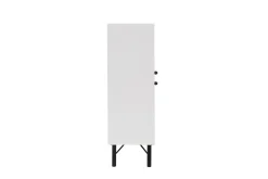 Oppbevaringsskap|Skap-Midia Highboard 95x111 cm Hvit/Brun/Lilla/Gul
