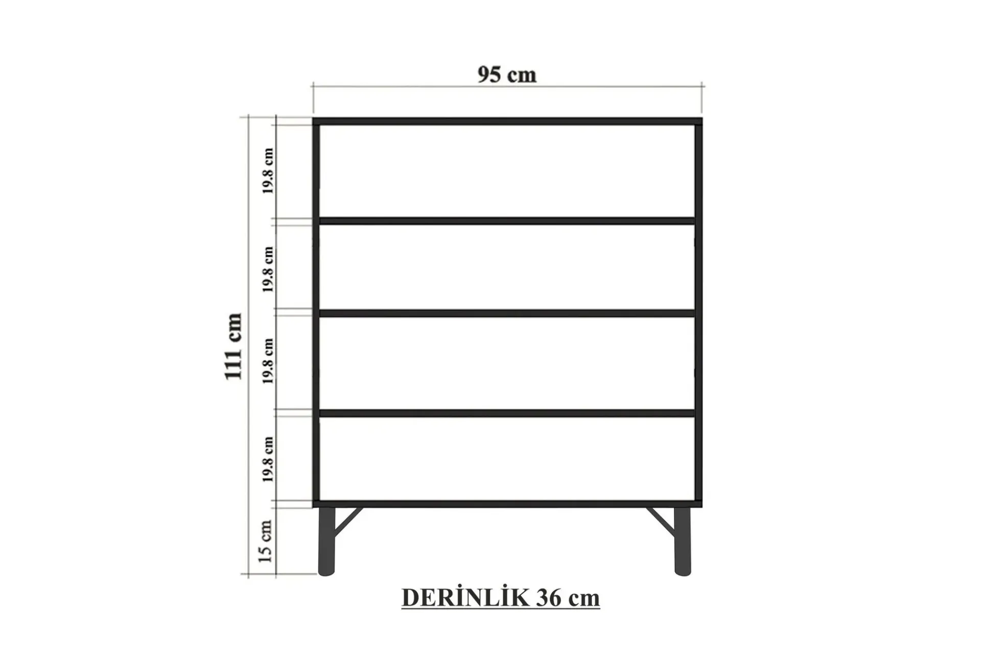 Oppbevaringsskap|Skap-Midia Highboard 95x111 cm Hvit/Brun/Lilla/Gul