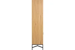 Vitrineskap|Skap-Minu Vitrineskap 80x180 cm Natural