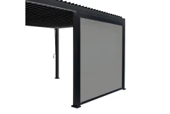 Paviljonger-Mirador Alasvedettävä paviljongin seinä 3m Grå Grey