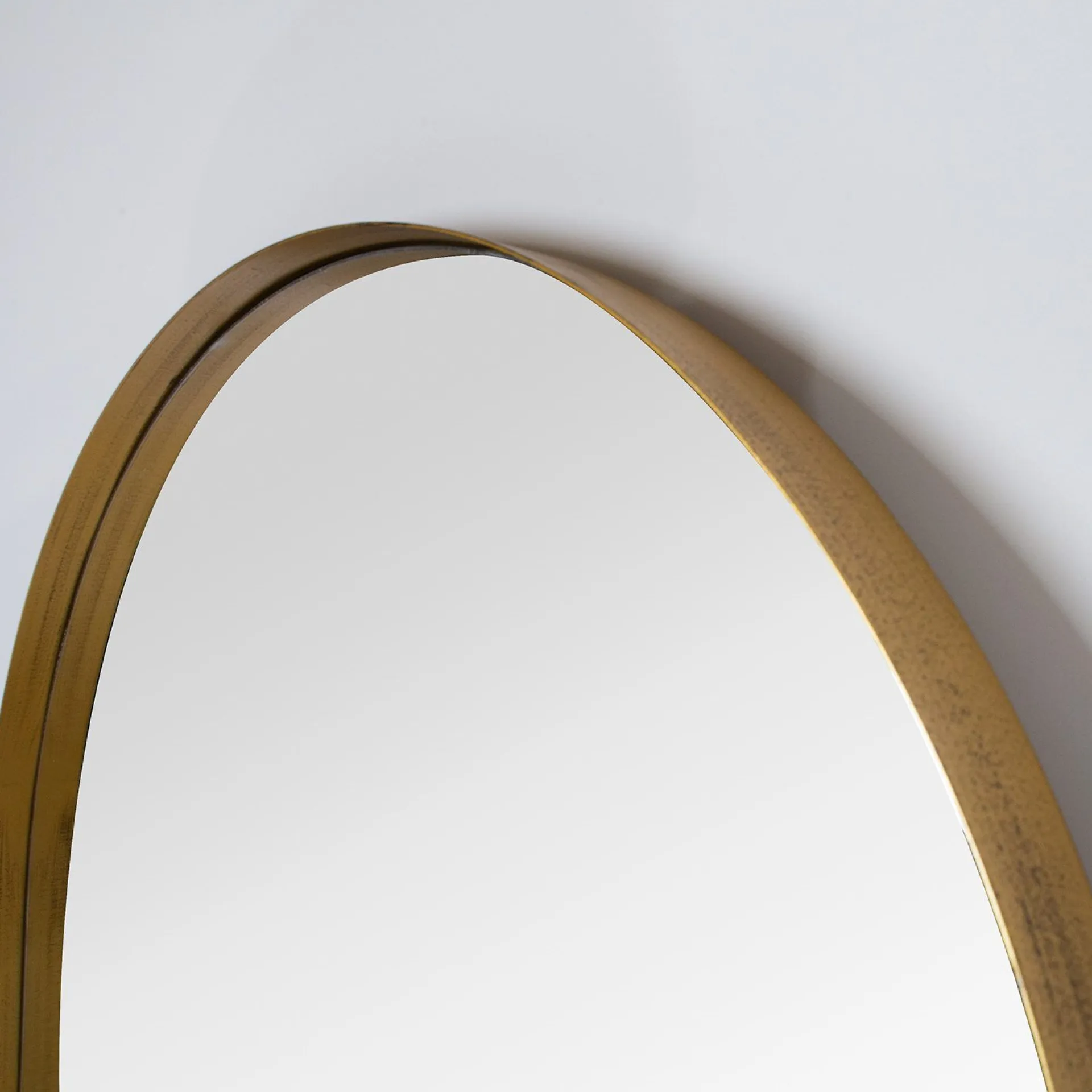 Veggspeil|Speil Salg-Mirror HOME4YOU gyllen