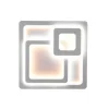 Trio Lighting Mita LED-Taklampe Neliö Matthvit