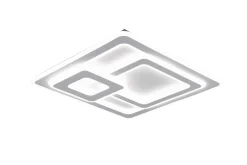 Trio Lighting Mita LED-Taklampe Neliö Matthvit