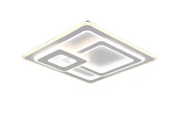 Trio Lighting Mita LED-Taklampe Neliö Matthvit
