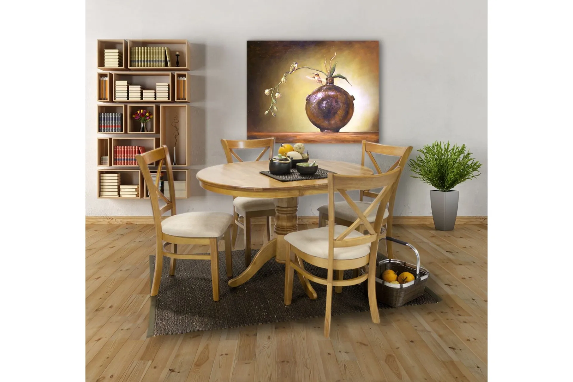 Spisebord & Kjøkkenbord-Mix & Match Spisebord Tre/Natur