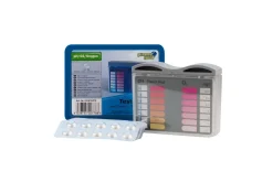 Planet Pool Måleinstrument Mini Pool Tester (pH/Aktivt Oksygen) inkl. 40 tabletter