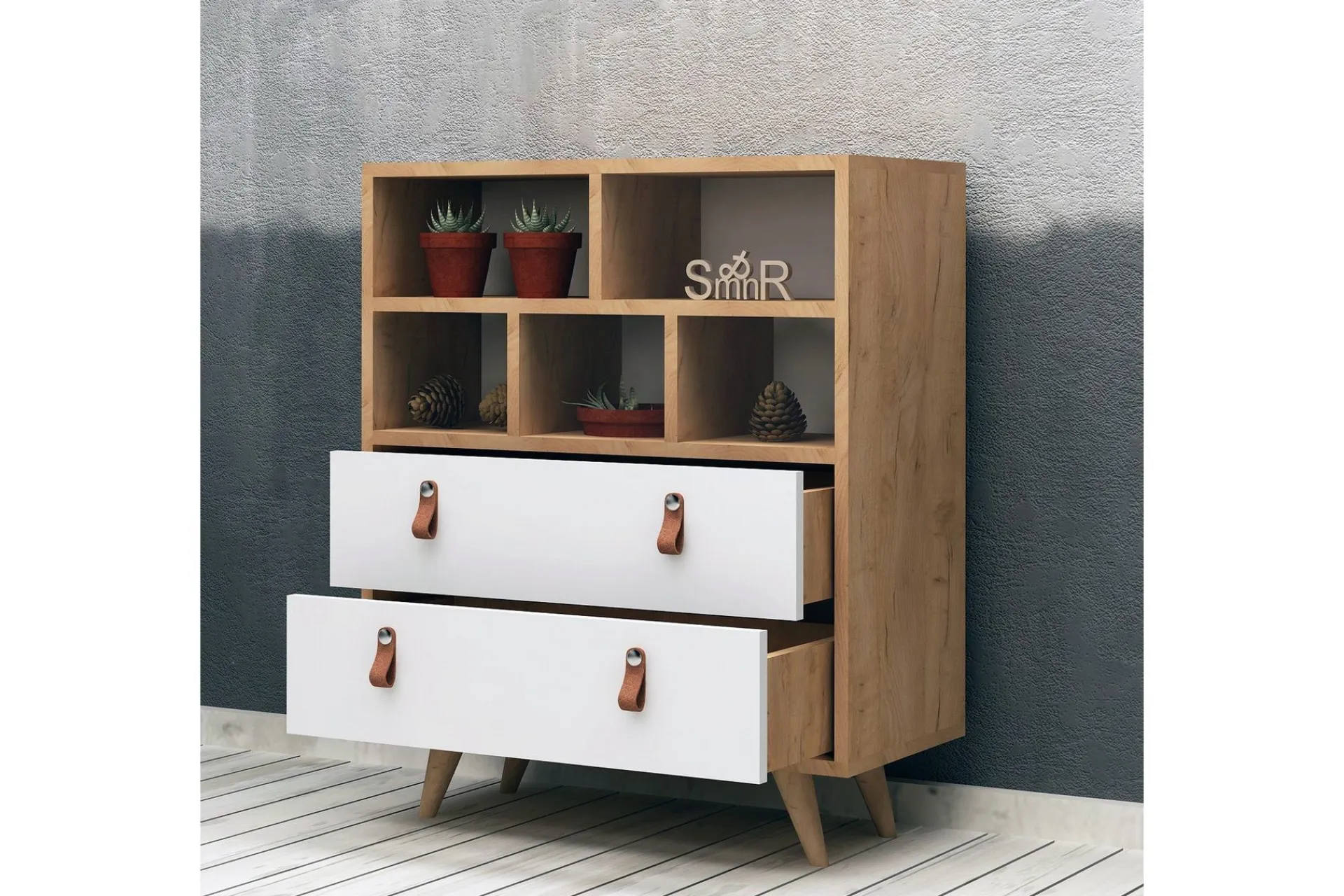 Mod Design Kommode Lærinnredning