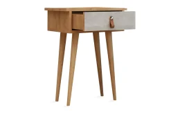Avlastningsbord-Mod Design Sidebord Brun,Hvit