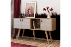 Sideboard & Skjenker-Mod Design Skjenk Brun,Hvit