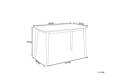 Modesto Spisebord 118 cm