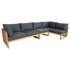Moduler|Moduler-Modulsofa HOME4YOU Serenity midtdel Brun