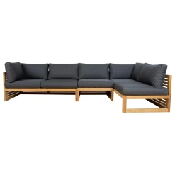 Moduler|Moduler-Modulsofa HOME4YOU Serenity midtdel Brun
