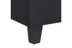 U-Sofa-Modulsoffa Beliani Unstad Beige/ Black Svart