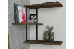 Vegghylle-Mohed Vegghylle 45 cm Brun,Svart